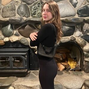 Christian Louboutin Black leather mini Shoulder Bag NWOT